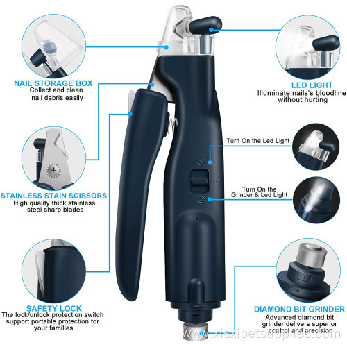 nail grinder and clipper rechargeable Ultra Bright